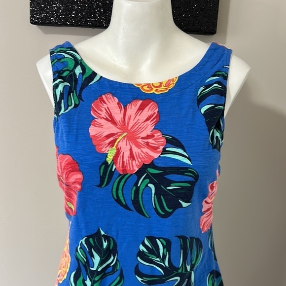 Tommy Bahama Tropical Piña Cool-Ada Floral Pineapple Colorful Mini Dress Small - Picture 2 of 8